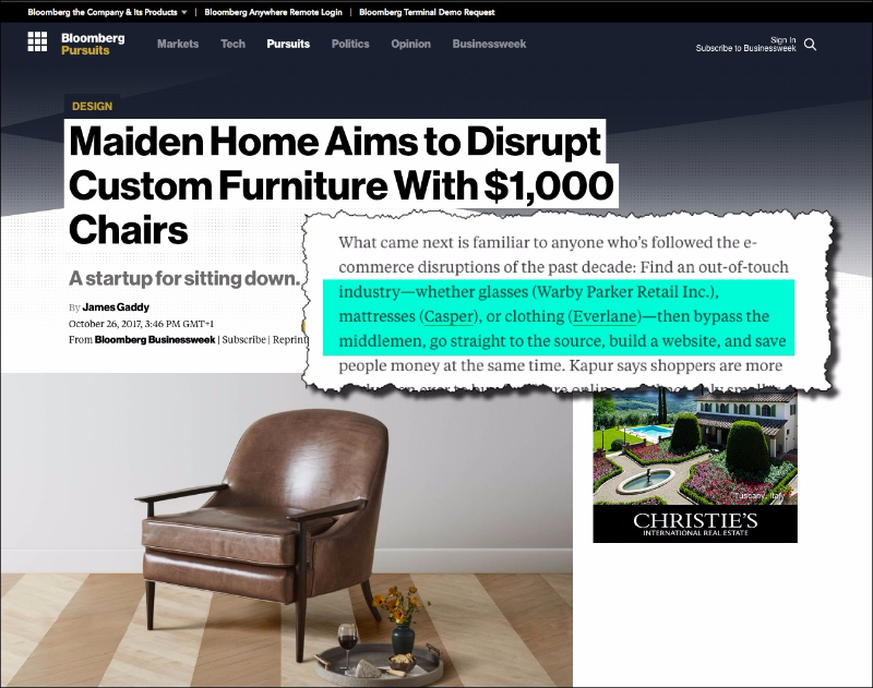 Image of a screenshot from bloomberg.com featuring a backlink identified using The Referring Domains Tool
