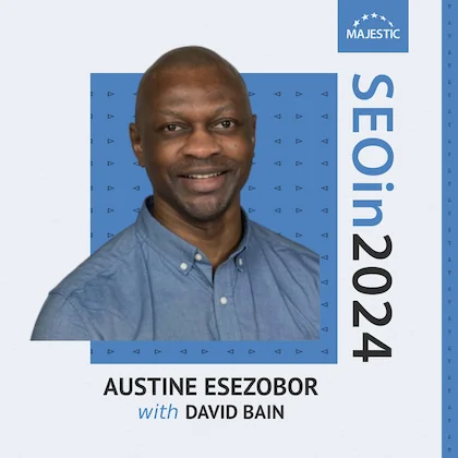 Austine Esezobor 2024 podcast cover with logo