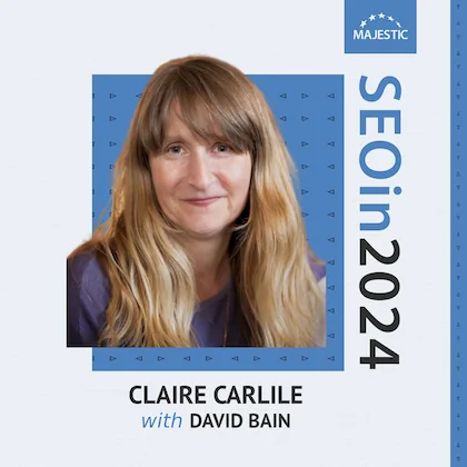 Claire Carlile 2024 podcast cover with logo