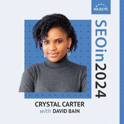 Crystal Carter 2024 podcast cover with logo