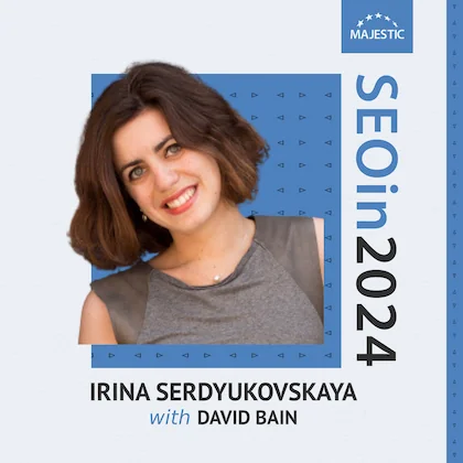 Irina Serdyukovskaya 2024 podcast cover with logo