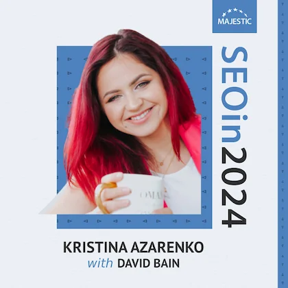 Kristina Azarenko 2024 podcast cover with logo