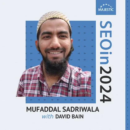 Mufaddal Sadriwala 2024 podcast cover with logo
