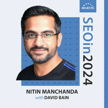 Nitin Manchanda 2024 podcast cover with logo